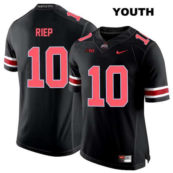 Ohio State Buckeyes Youth Amir Riep #10 Red Number Black Authentic Nike College NCAA Stitched Football Jersey NQ19I32ST